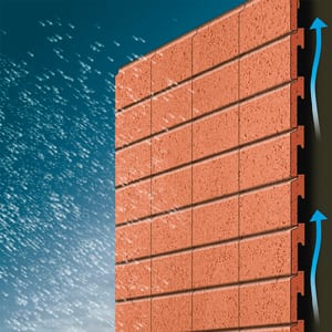 Ventilated wall cladding technology